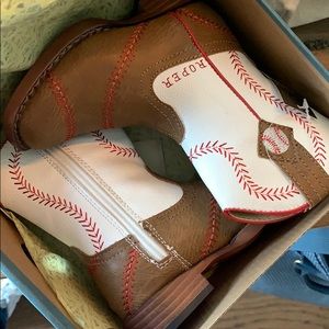 Toddler Roper Baseball Boots 6